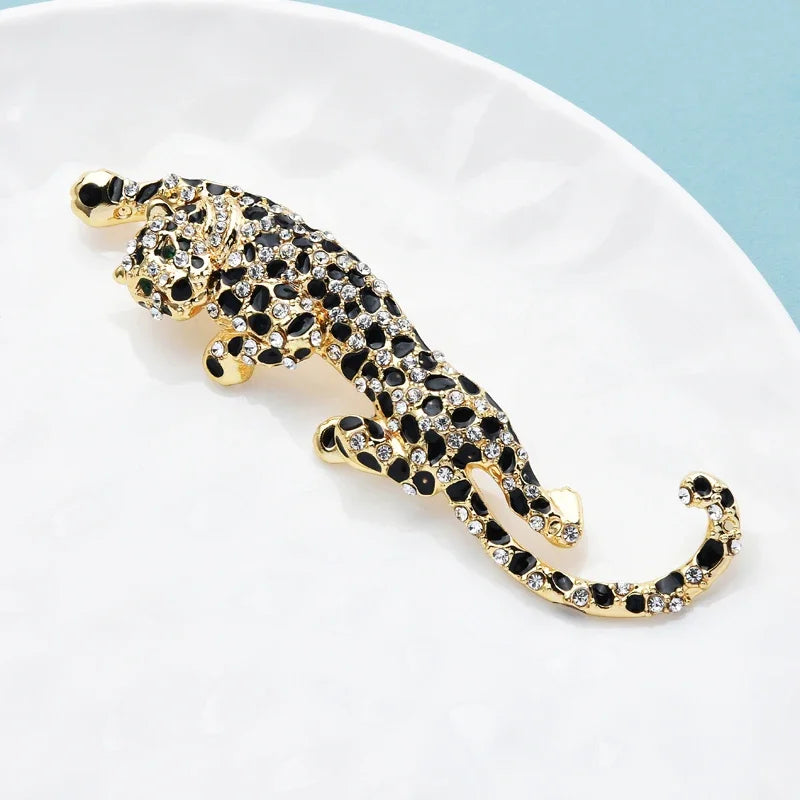 Stunning Leopard Brooch Pin