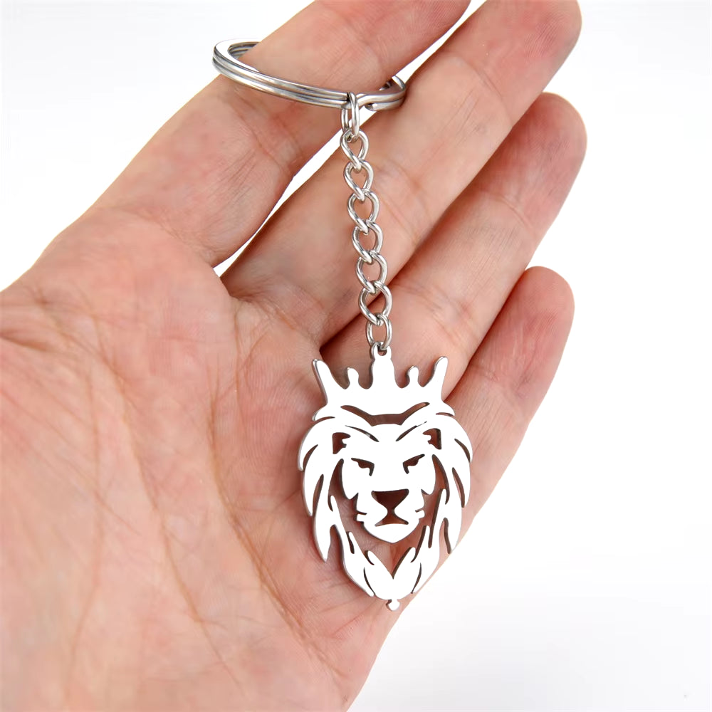 Punk Lion Keychain