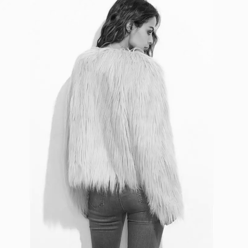 Lynx Cat Inspired Faux Fur Coat