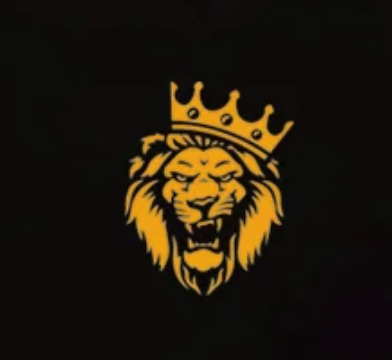 Lion Fierce Men's Black T-Shirt