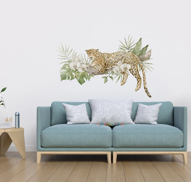 Chic Leopard Wall Art Sticker Home Decor
