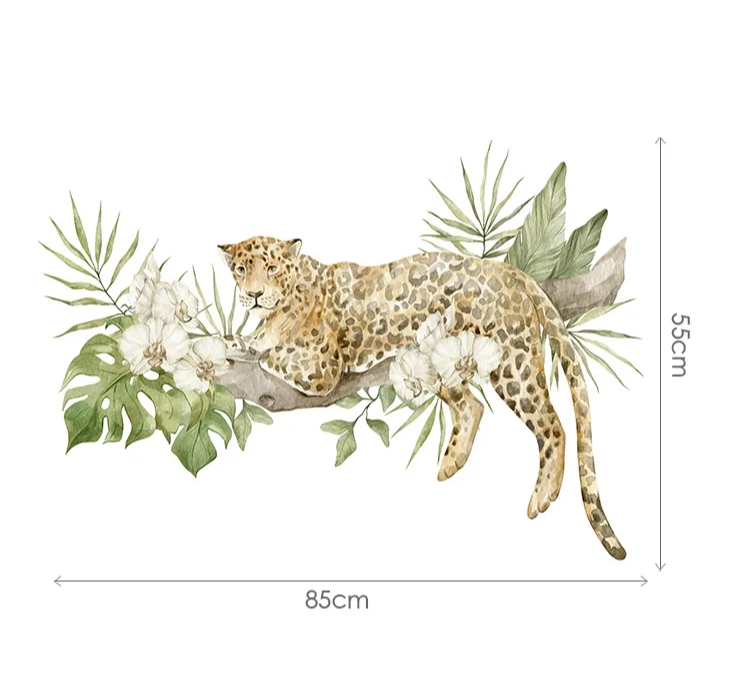 Chic Leopard Wall Art Sticker Home Decor