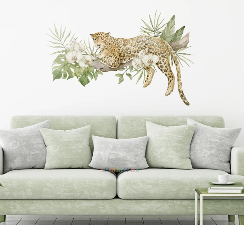 Chic Leopard Wall Art Sticker Home Decor