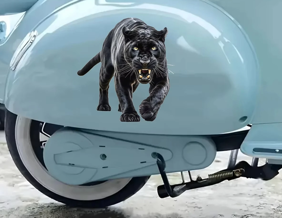 Black Jaguar Wall Art Sticker Decor