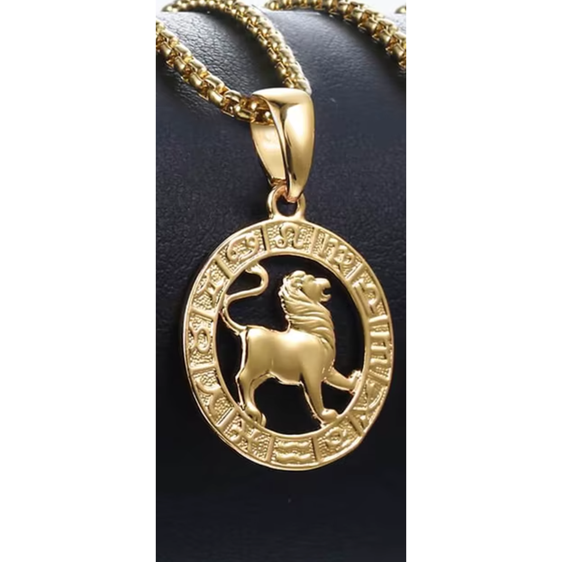Unisex Lion Pendant Necklace