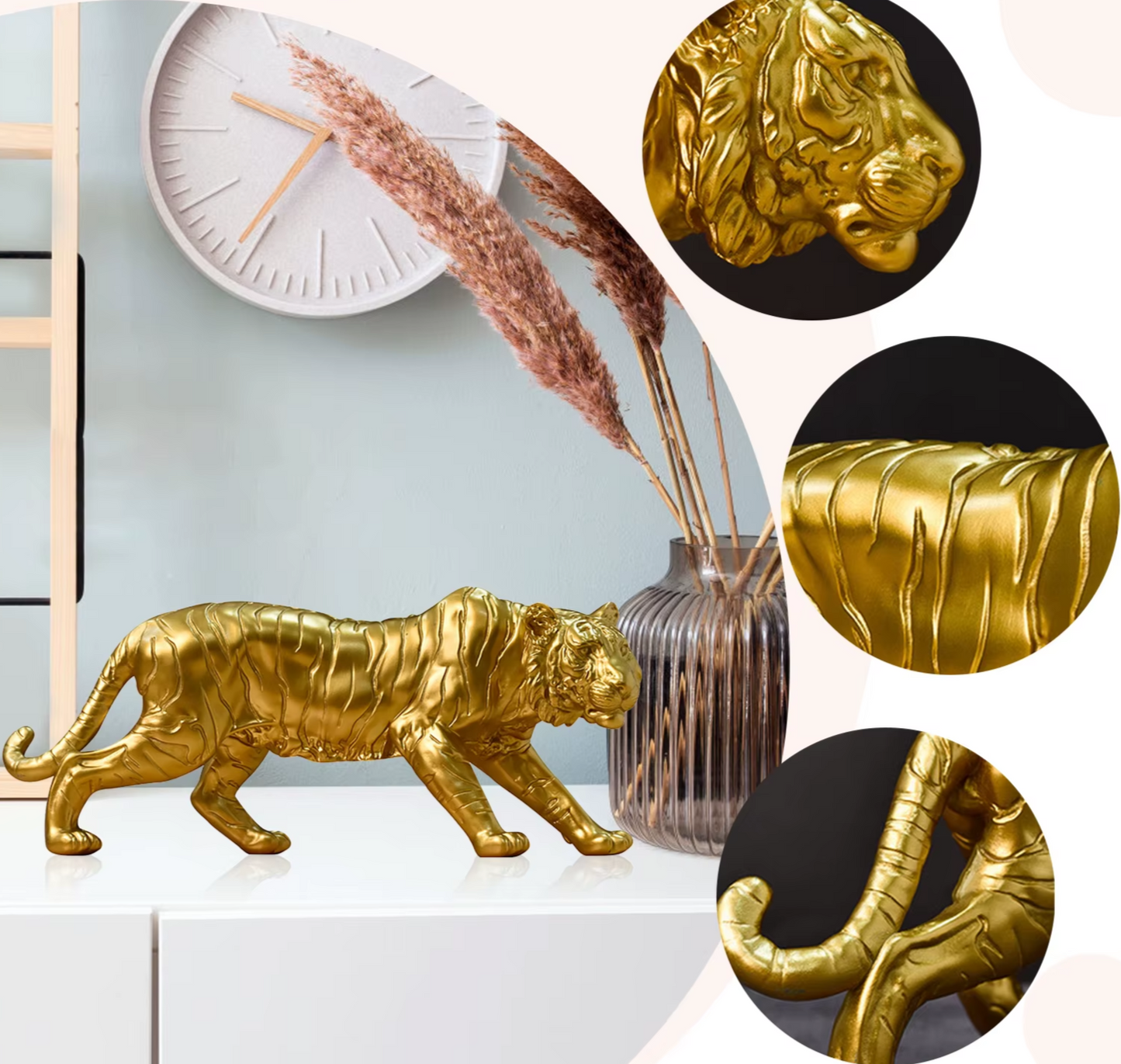Modern Tiger Statue