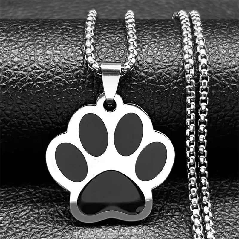 Cat Paw Necklace (Available in Gold or Silver)