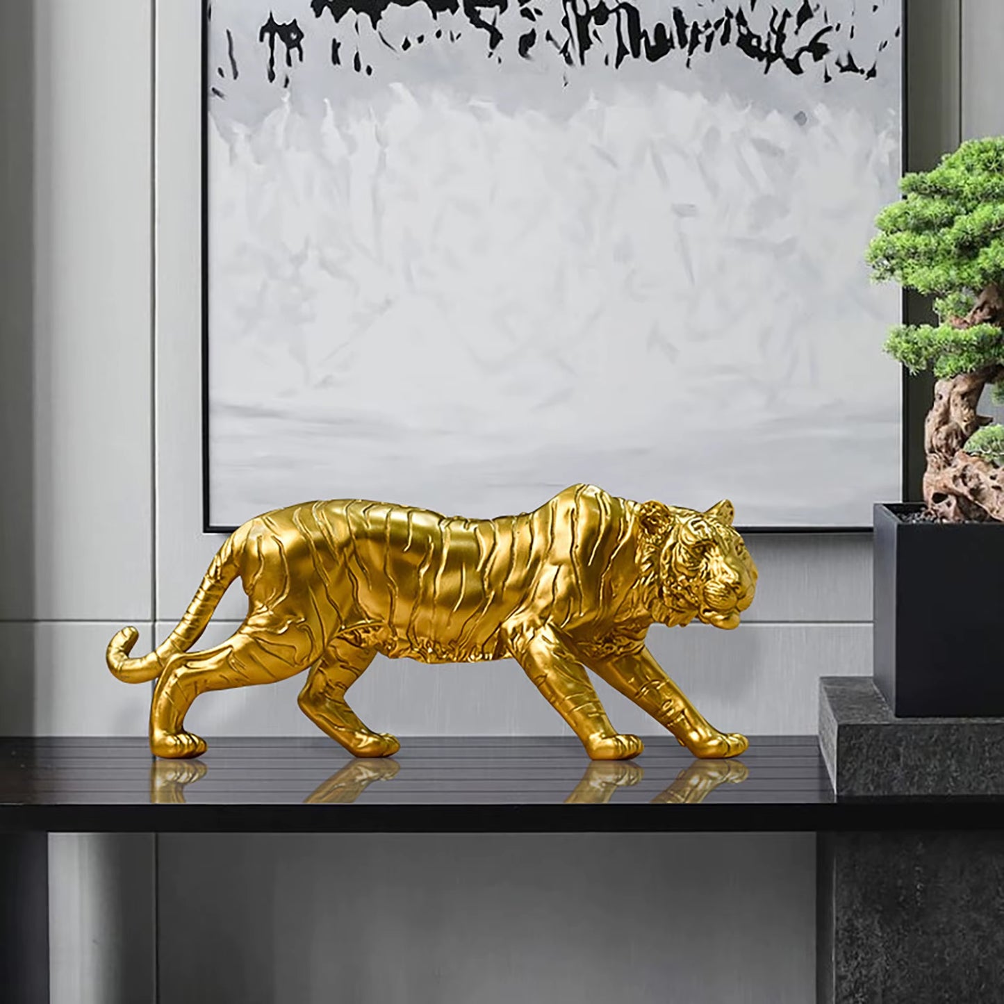 Modern Tiger Statue