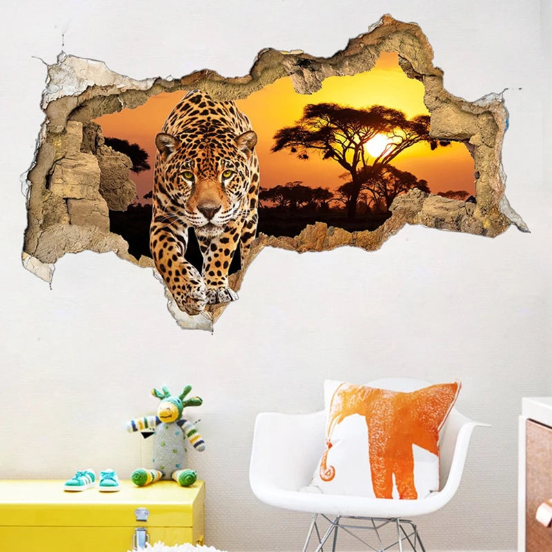 Leopard Wall Art Sticker Home Decor
