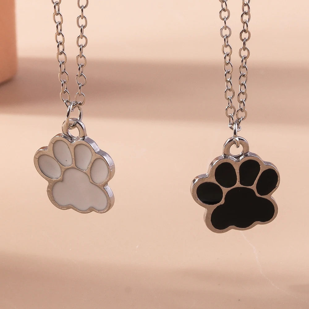 Yin Yang Paw Necklaces