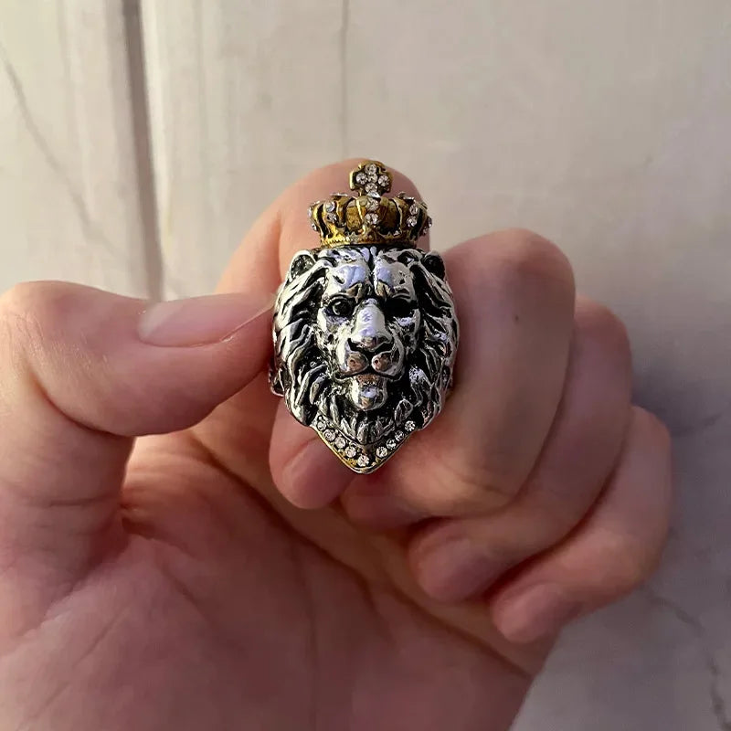 Unique Lion Ring, Adjustable