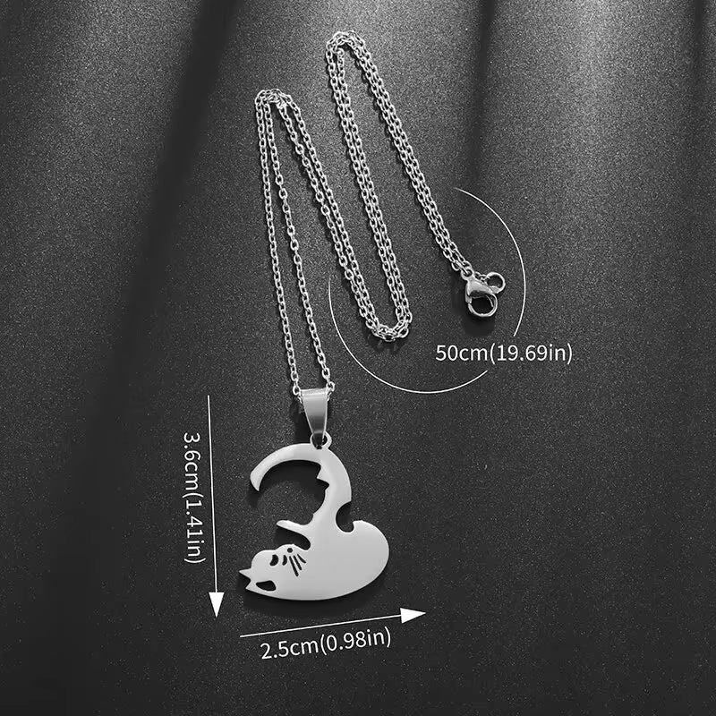 2Pcs/Set - SOUL CAT Friendship Collection (Gold or Black)