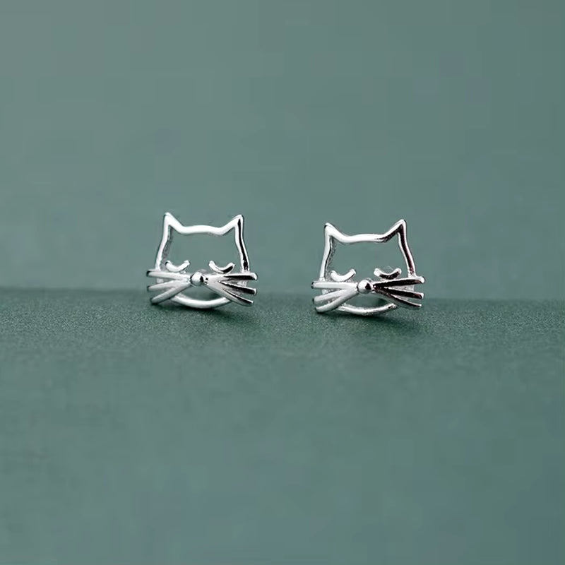 Whimsical Whisker Stud Earrings