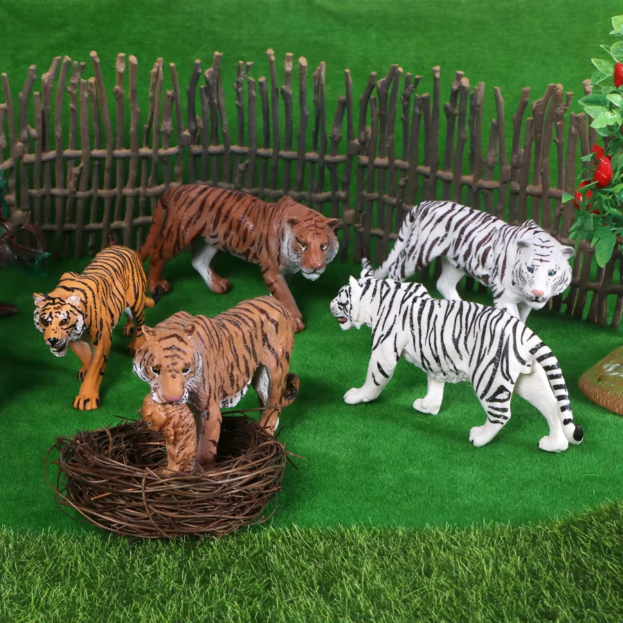Realistic Tiger Figurines: Different Tiger Species Available!