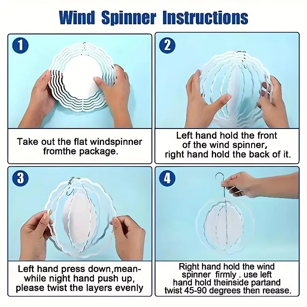 Tiger Metal Wind Spinner