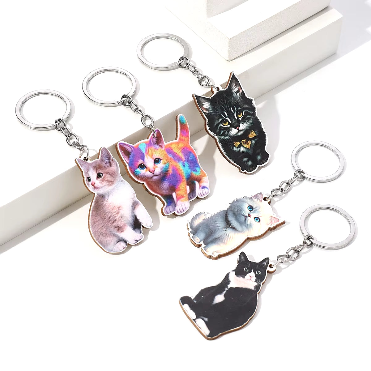 Kitten Dangling Keychain