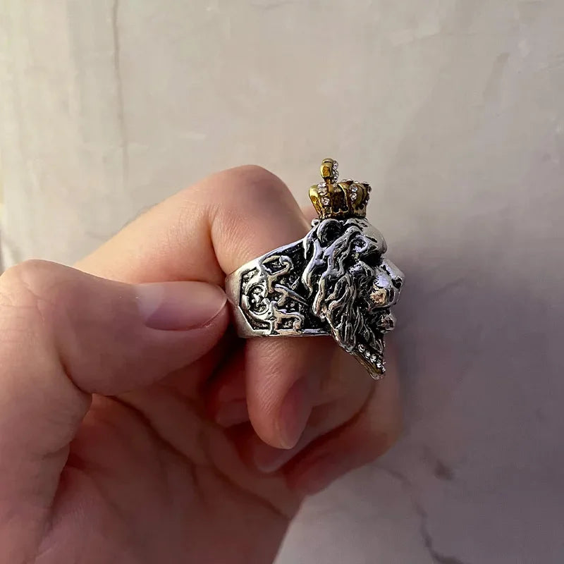 Unique Lion Ring, Adjustable