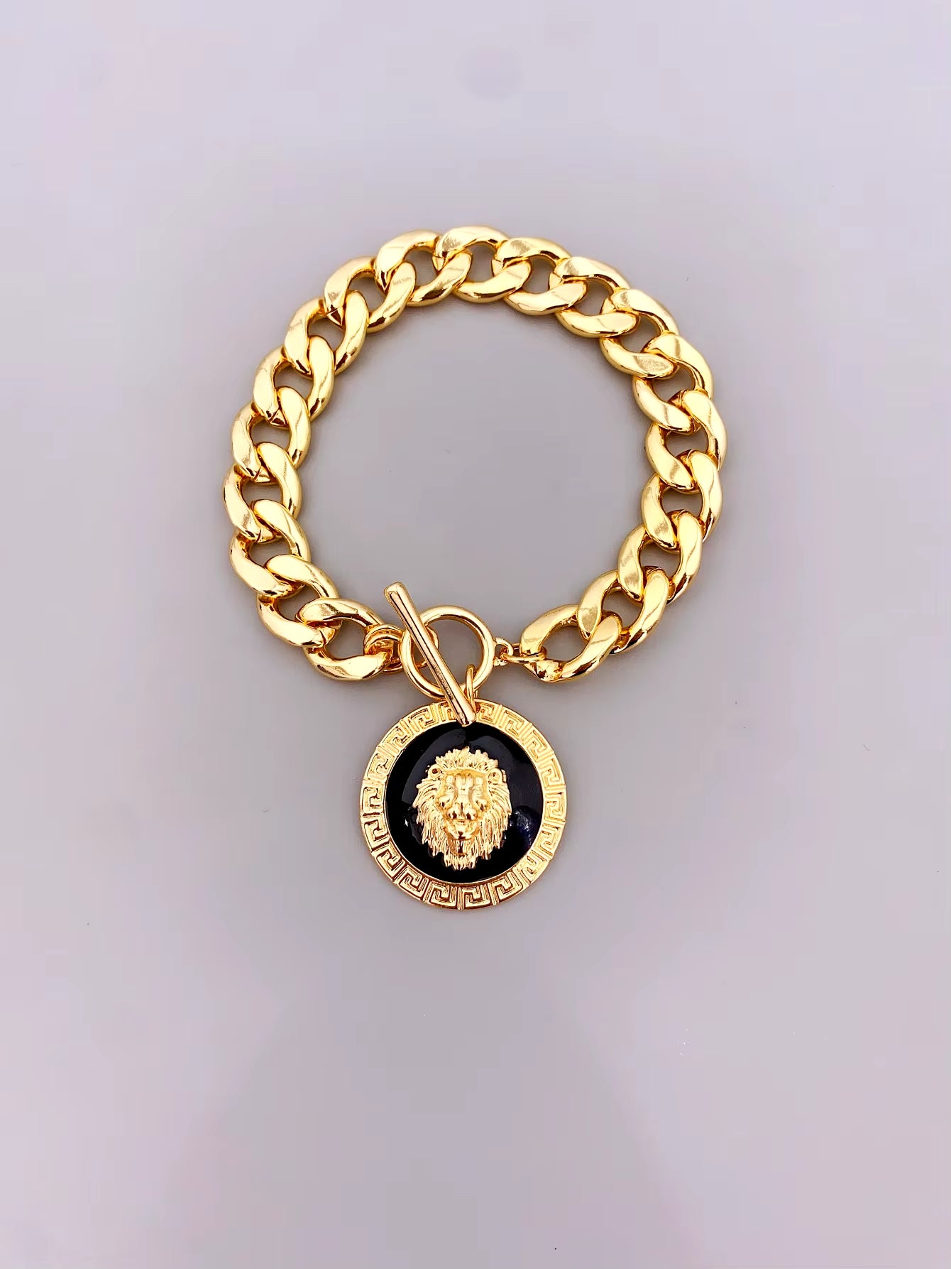 Lion Charm Bracelet (Red, Blue, Black, and Green)