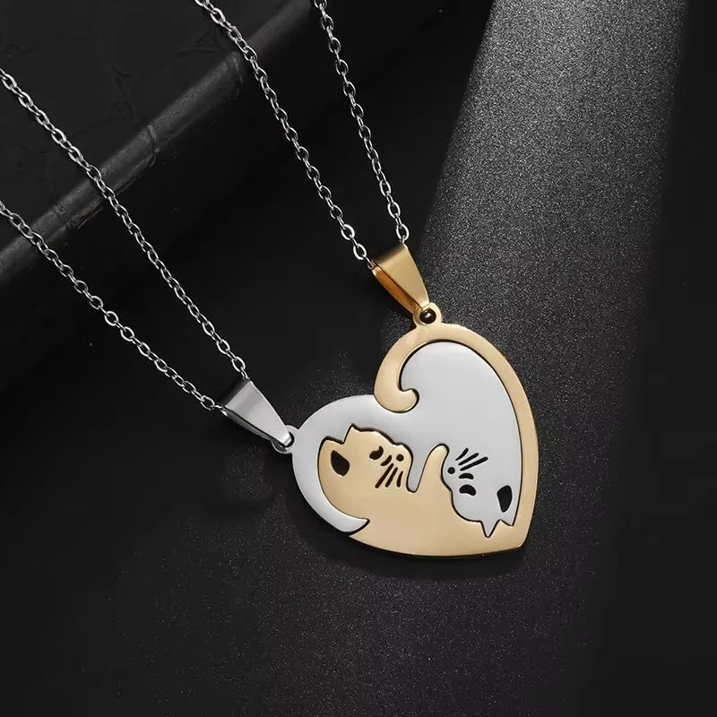 2Pcs/Set - SOUL CAT Friendship Collection (Gold or Black)