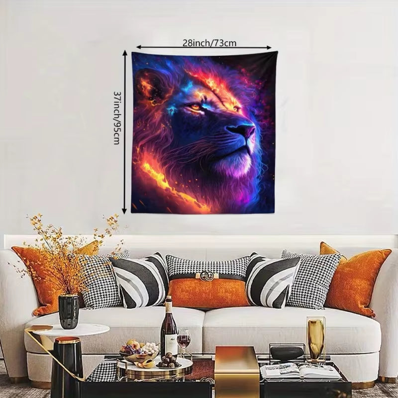 "The Power of One" Royal Fluorescent Tapestry