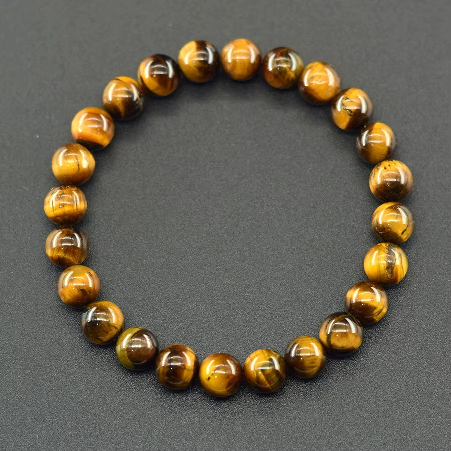 Tiger Eye Bracelet- Grade 5A Natural Stone