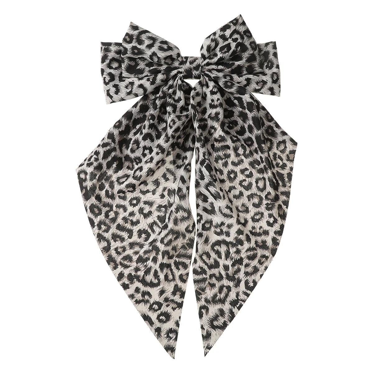 Snow Leopard Ribbon Bow