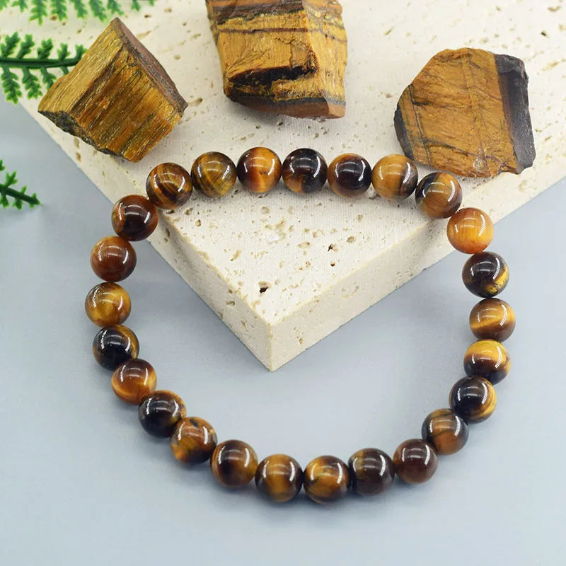 Tiger Eye Bracelet- Grade 5A Natural Stone