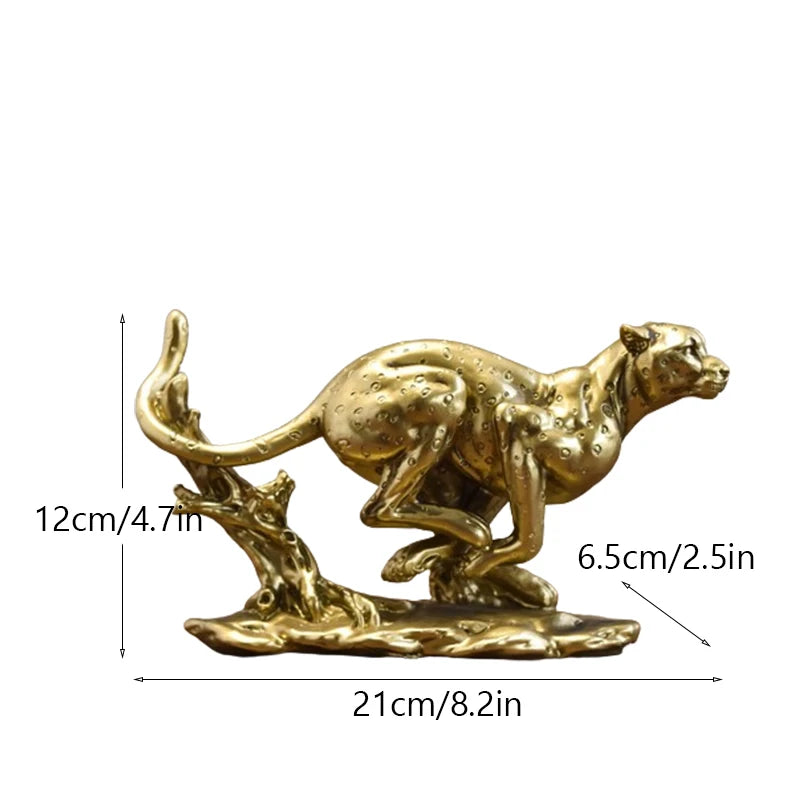 Cheetah Speed Statue for Home, Desk, Decor