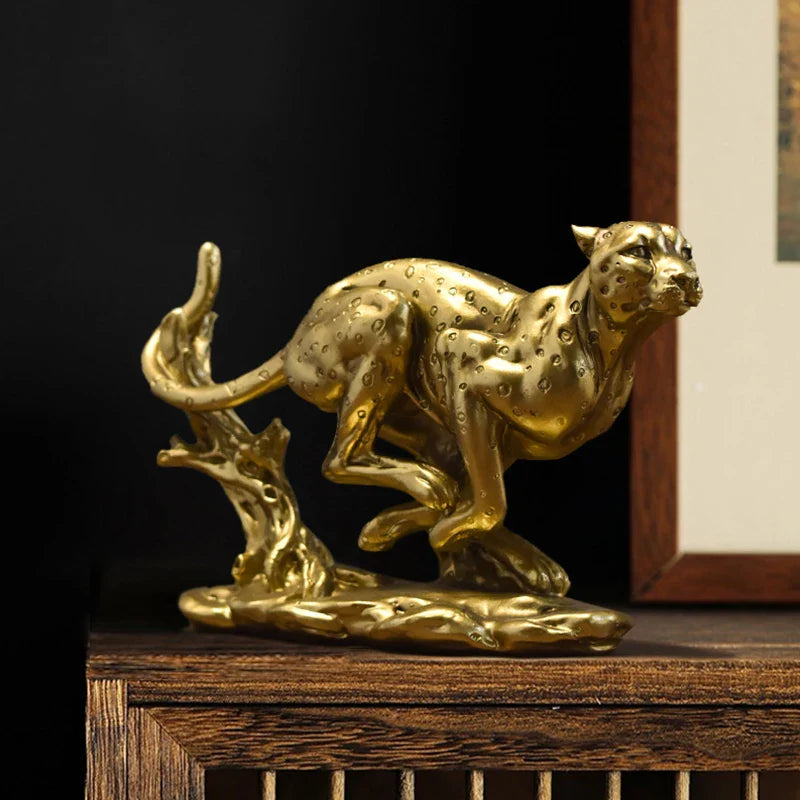 Cheetah Speed Statue for Home, Desk, Decor