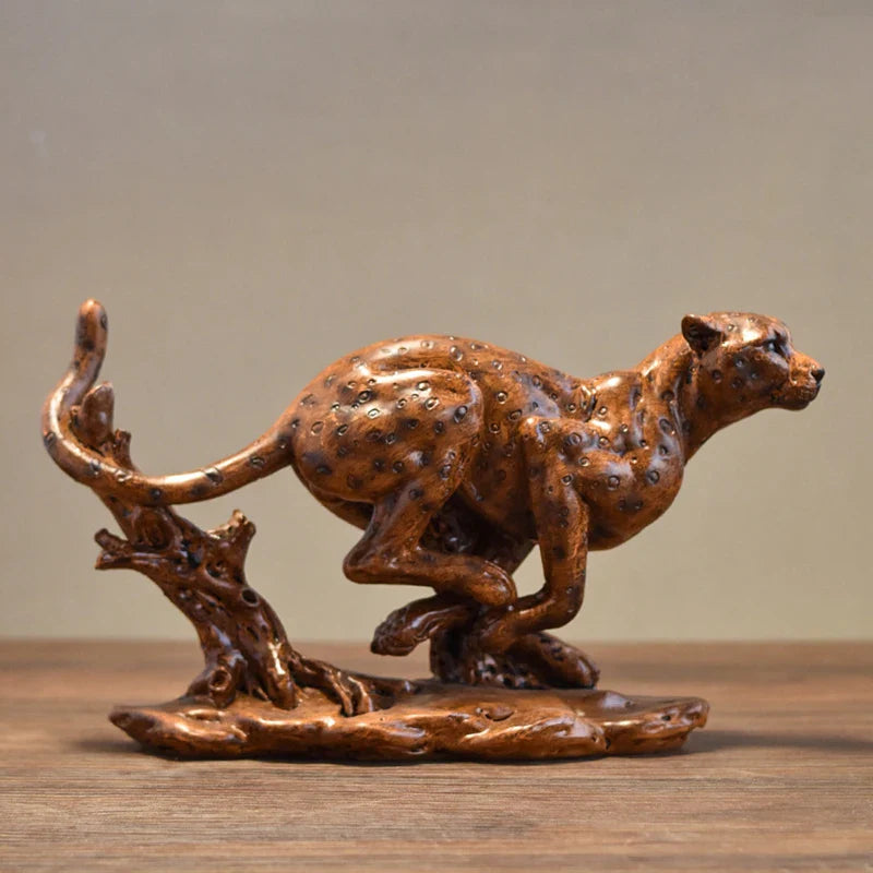 Cheetah Speed Statue for Home, Desk, Decor