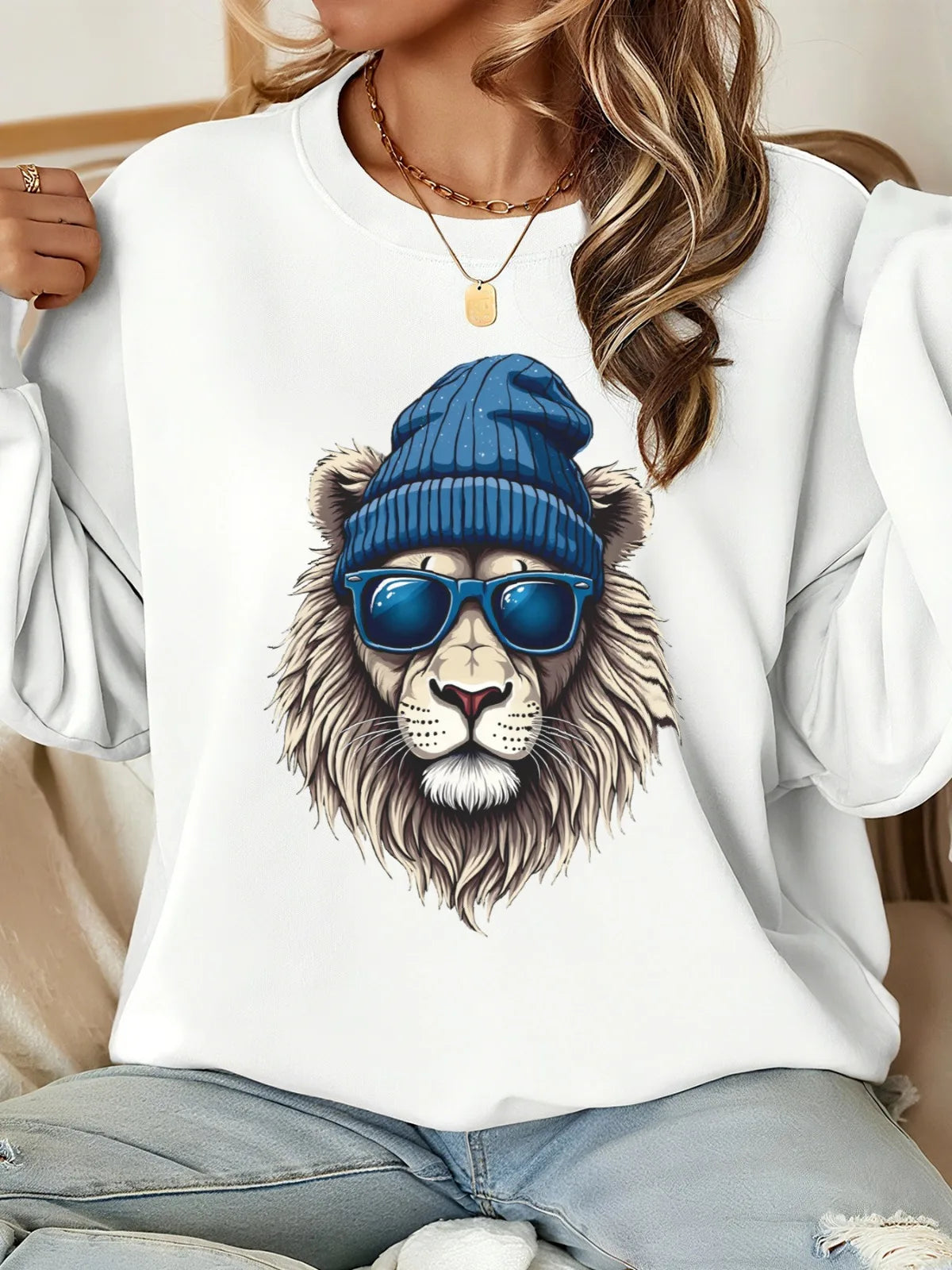 Lion Pullover Sweatshirt