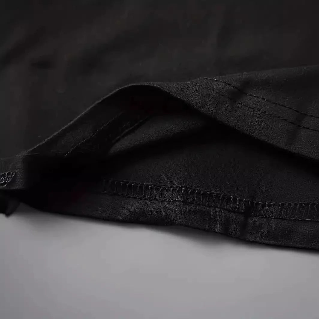 Wild Heartbeat Crew Neck Black T-Shirt