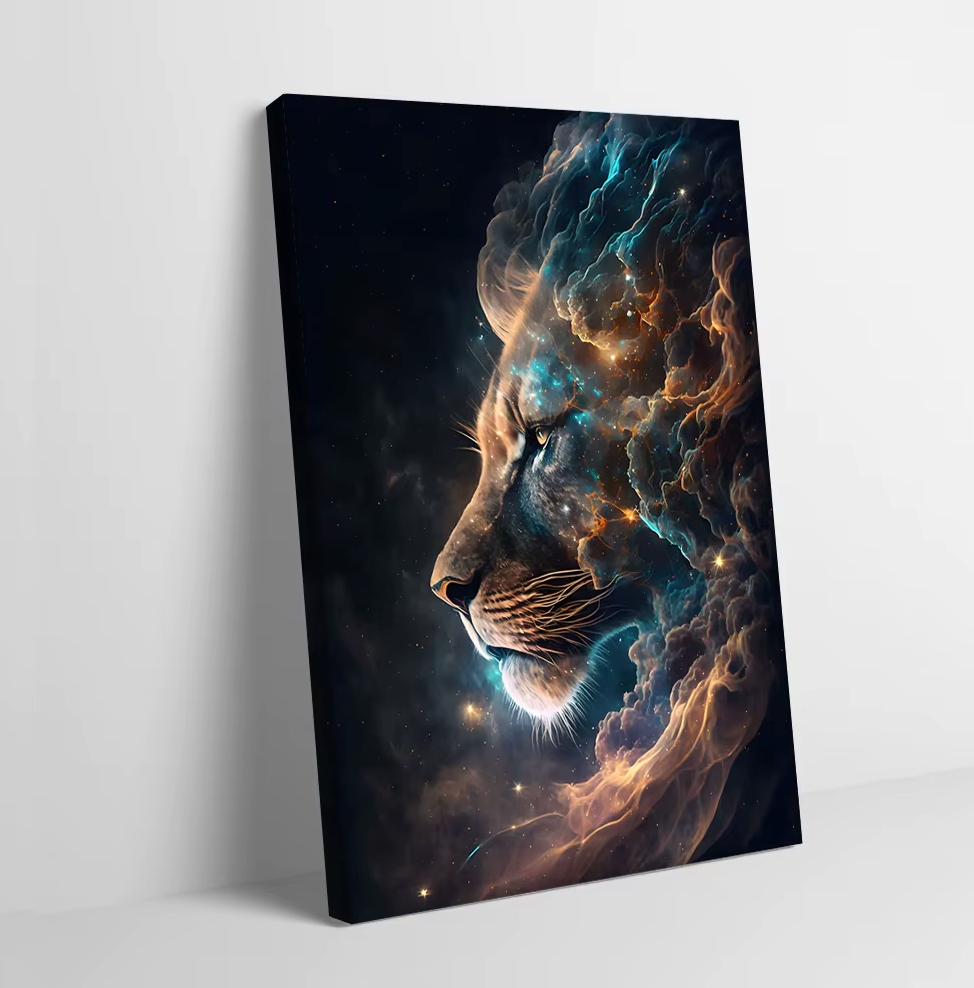 Galaxy Cosmic King Wall Art Canvas Decor