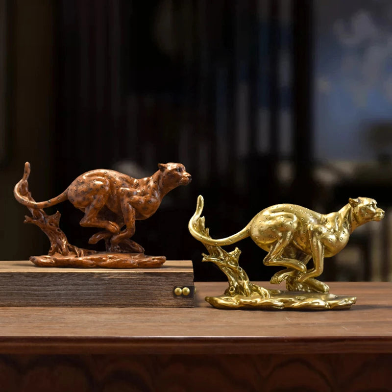 Cheetah Speed Statue for Home, Desk, Decor