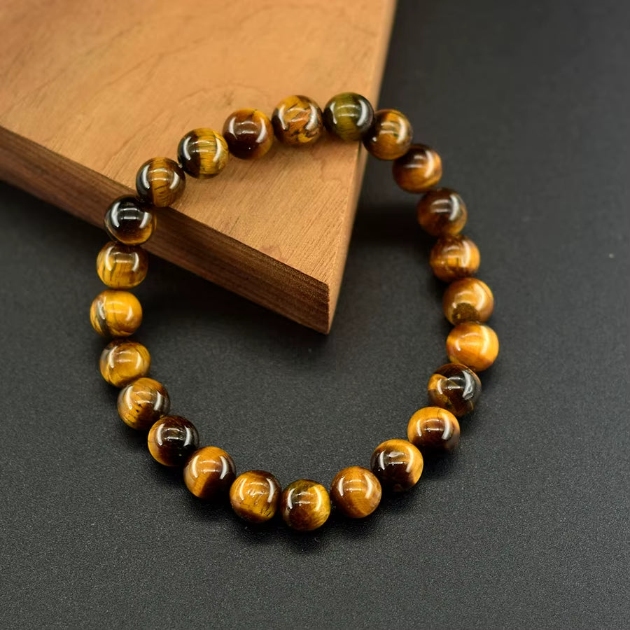 Tiger Eye Bracelet- Grade 5A Natural Stone