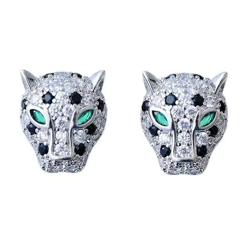 Exquisite Wildcat Earrings in Silver or Gold
