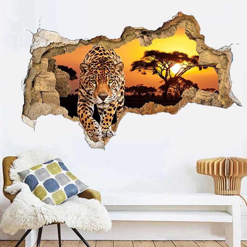 Leopard Wall Art Sticker Home Decor