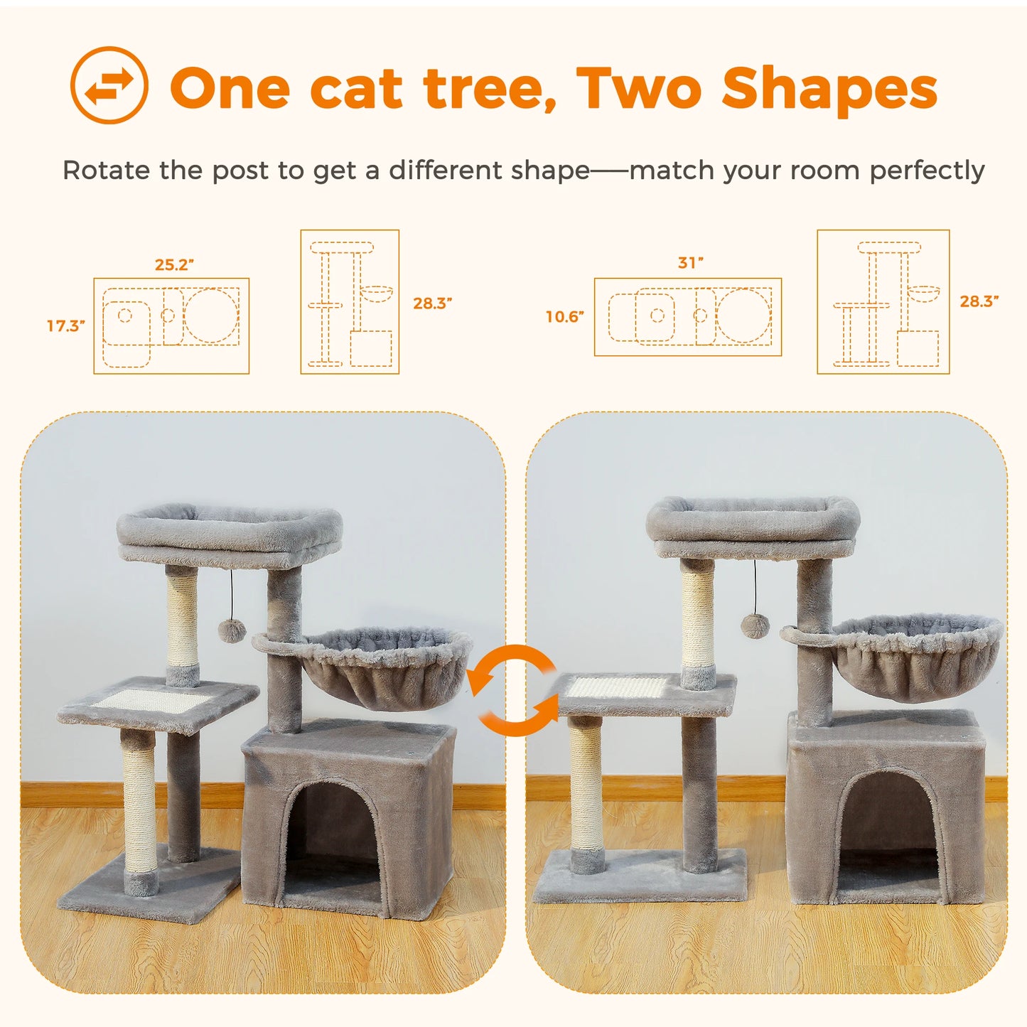 Modern Gray Tree