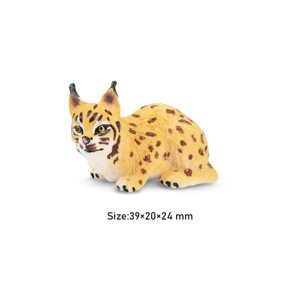 Teeny Tiny Lynx Cat Figurine