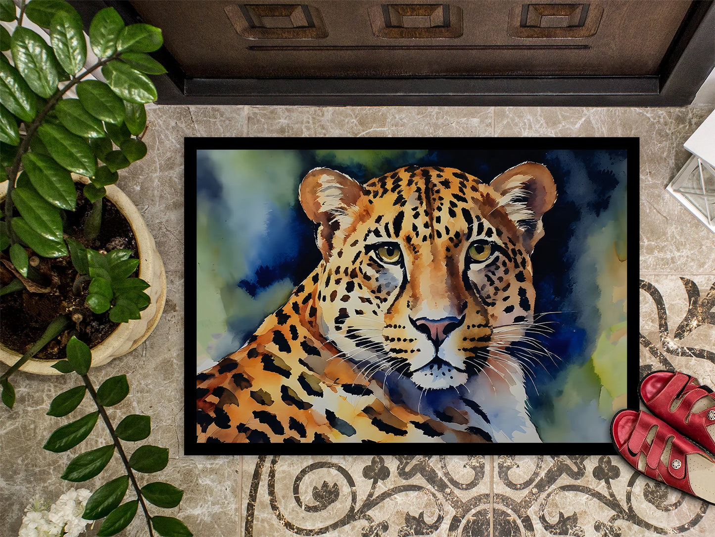 Leopard Doormat- Made in the USA
