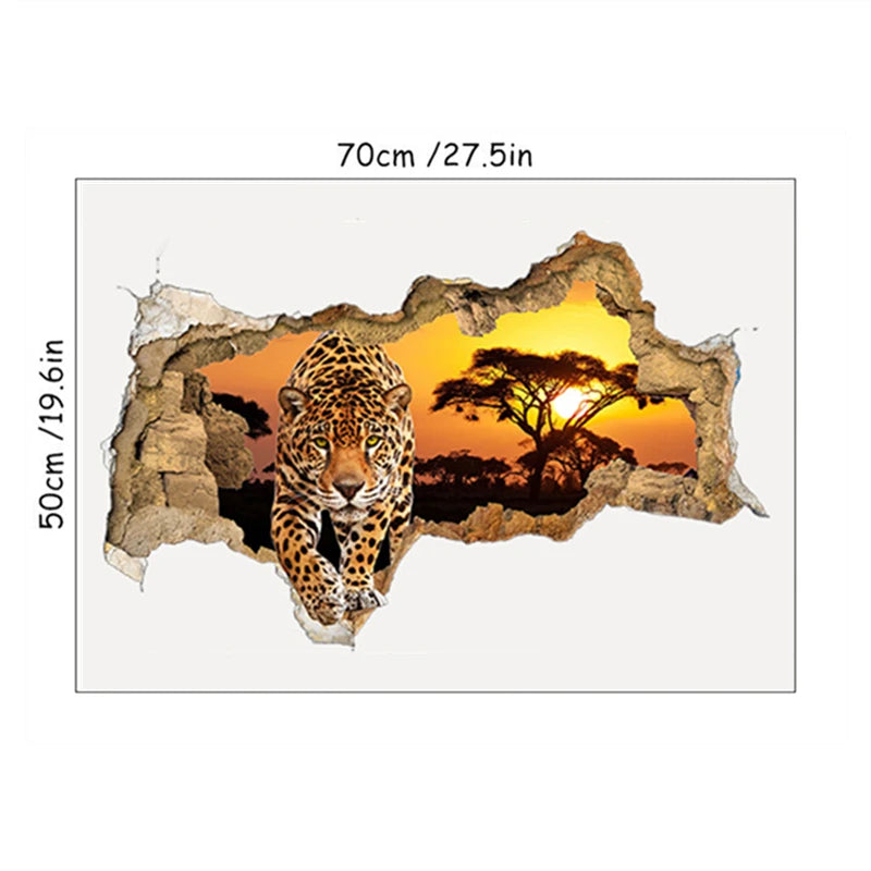 Leopard Wall Art Sticker Home Decor