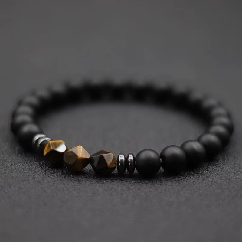 Sophisticated Matte Tiger Eye Bracelet