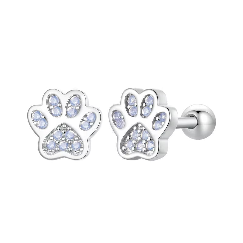 Cat Paw Stud Earrings