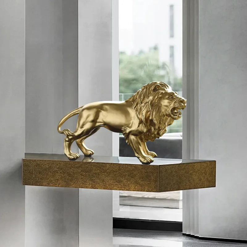Small Lion Roar Statue