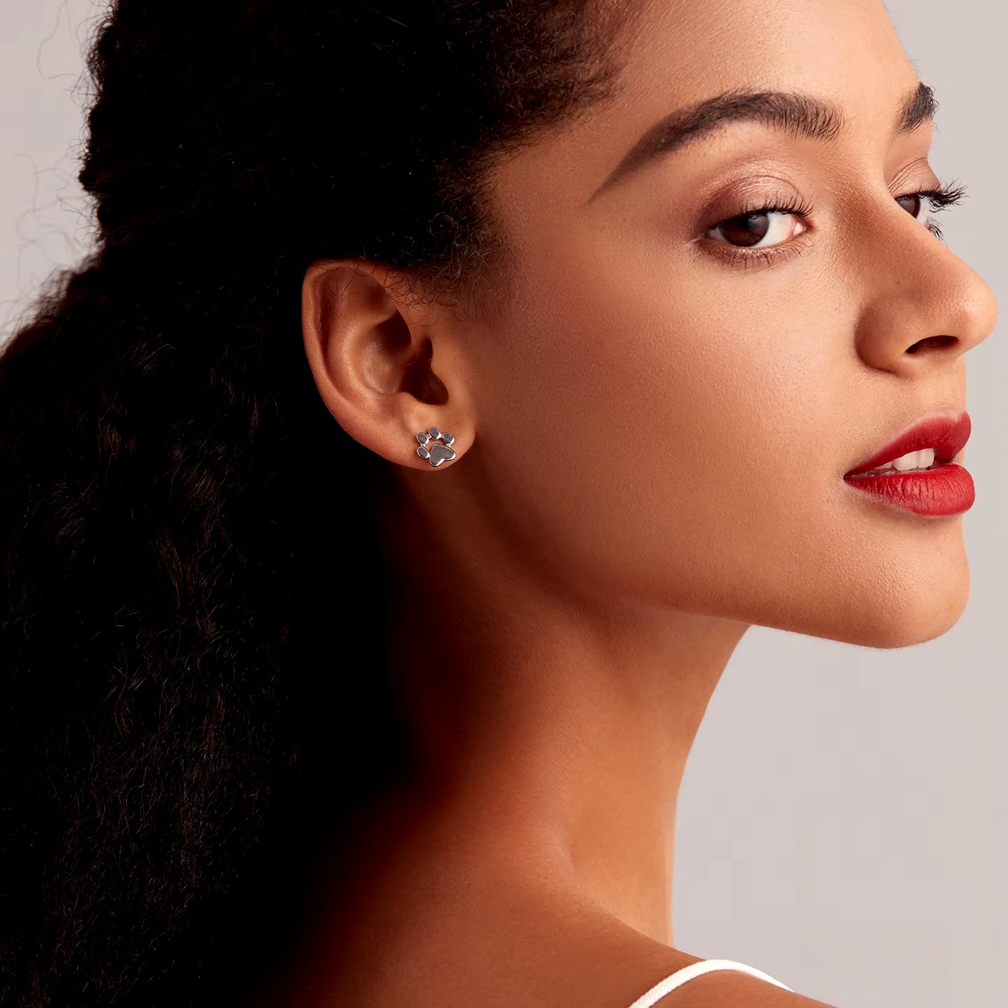 Paw Earrings: Silver, Gold, Rose Gold & Black