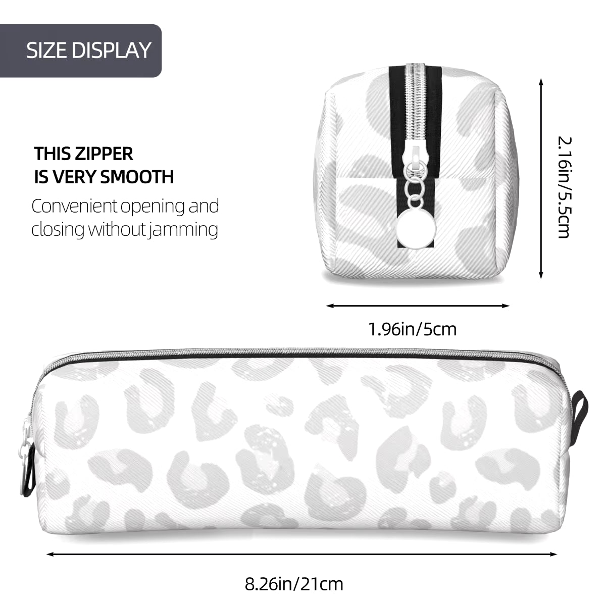 Snow Leopard Pencil Case