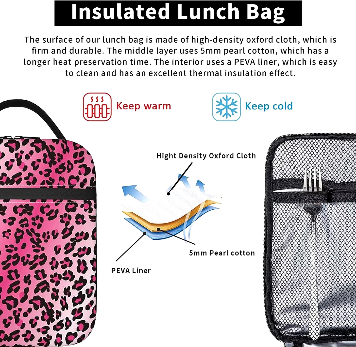 Stylish Lunch Bag- Insulated & Durable