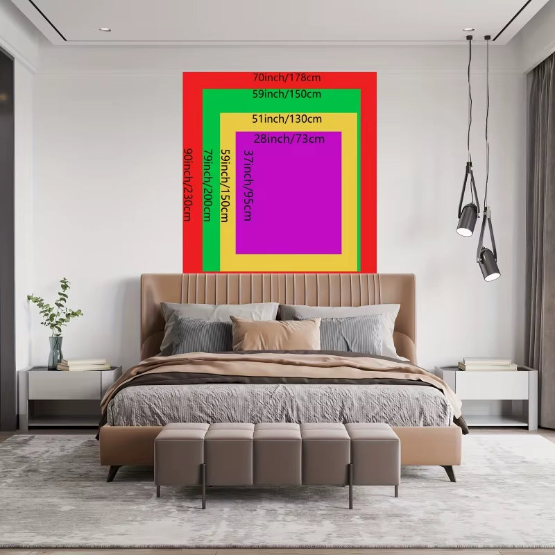 "The Power of One" Royal Fluorescent Tapestry