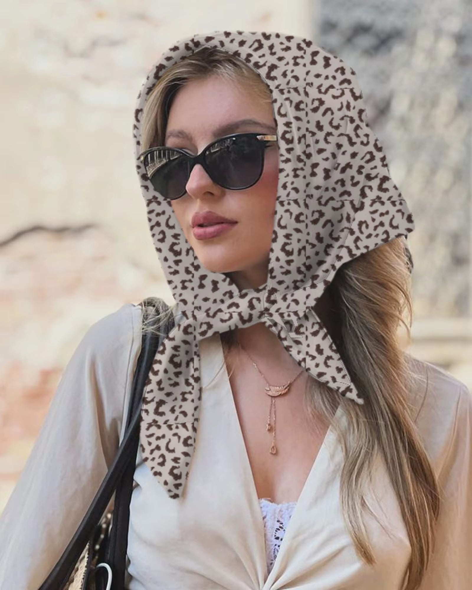 4Pcs/Set Wild Jungle Boho Hair Scarf Headband