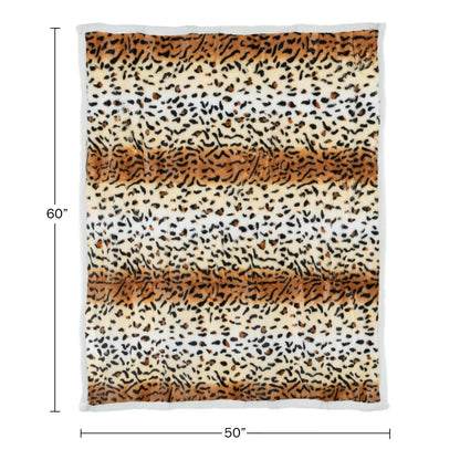 Wildcat Machine-Washable Fleece Blanket 